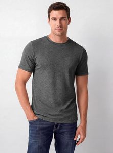 Camiseta de Algodón Suave para Hombre, Venta al por Mayor, Estilo Casual Elegante, Manga Corta, Cuello Redondo, Transpirable, de Secado Rápido, Ecológica, Ligera y Cómoda - Product Image 3