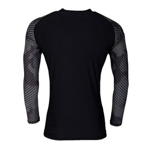 <b>Men</b> <b>Compression</b> <b>Shirt</b> Long Sleeve Athletic Performance Base Layer with Stretch Fabric Moisture Wicking Breathable Design - Product Image 2