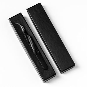 Pinzas con Punta de Fibra de Acero Inoxidable, Herramientas de Precisión Dentadas para Extensión de Pestañas - Product Image 2