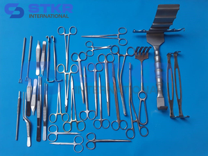 ชุดเครื่องมือผ่าตัดทั่วไป STKR INTERNATIONAL 34 ชิ้น เครื่องมือผ่าตัดแบบใช้มือ ได้รับการรับรองมาตรฐาน CE ISO13485 ระดับ I ผลิตจากสแตนเลสสตีล - Product Image 1