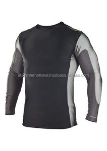 Logotipo personalizado de alta calidad Jiu Jitsu Fitness Swim Rashguard Impreso de manga larga MMA Hombres BJJ Rash Guard - Product Image 4