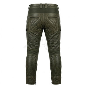 Pantalones de Motocicleta de Cuero Duradero de Calidad de Fabricante, Transpirables y Cómodos, con Diseño de Seguridad para Uso Prolongado - Product Image 3