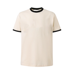 T-shirt Ringer Homme 2026 avec Logo Brodé Personnalisé – 100% Coton, Mode Décontractée Streetwear, Bordure Contrastante |   OEM respirant et doux - Product Image 6