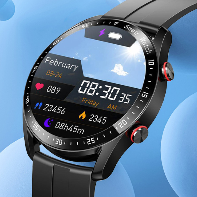 HW20 OEM ODM Smart Watch Blue Tooth Call ECG Heart Rate Fitness Tracker Waterproof Premium Silicone Strap Smartwatch