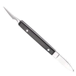 Couteau à cire Emert, manche en plastique noir, longueur 130 mm, instrument dentaire pour la modélisation, la découpe, la sculpture et la mise en forme précises de la cire - Product Image 6