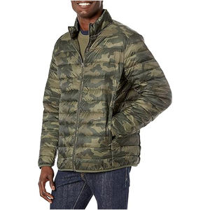 Chaqueta de Invierno Personalizada para Hombre, con Cuello Alto, Impermeable, Acolchada, Tipo Burbuja, Chaqueta de Plumón Personalizada para Hombre al por Mayor - Product Image 1