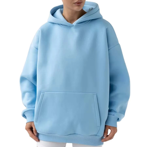 Sweat-shirts à capuche en molleton personnalisables à col rond, coupe classique, respirants, en polyester/coton, écologiques, séchage rapide, pour l'hiver - Product Image 3