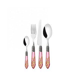 Luxury Silver Stainless Steel Flatware Set with Long <b>Slim</b> Handle Home Wedding Dining <b>Table</b> Food Eating Cutlery Set From India - Product Image 6