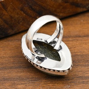 Anillo de Labradorita Hecho a Mano en Plata de Ley 925 con Gema Natural, Joyería Espectacular, Regalo para Mujer - Product Image 5