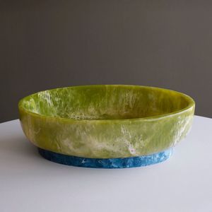 Bol de service en résine époxy de qualité supérieure, écologique, pour mariage et fête, vaisselle durable, résistant à la chaleur, non toxique - Product Image 2
