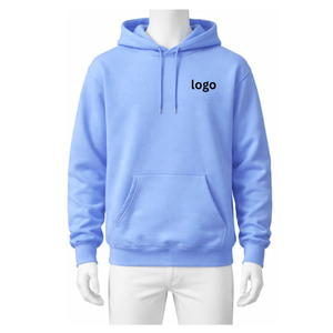 Servicio OEM al por Mayor, Sudadera con Capucha de Invierno 100% Algodón, 340 GSM, Tejido de Punto, Unisex, con Cordón Ajustable, Corte Regular, Impresión de Logotipo Personalizado, Teñido Liso - Product Image 6