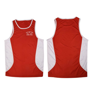 Débardeur de boxe pour hommes, design personnalisé, vêtement d'entraînement, séchage rapide, respirant, sans manches, haut de sport, vente en gros directe usine - Product Image 1