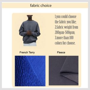 Fabricant OEM de sweats en molleton de coton sur mesure, de haute qualité, à col rond, avec étiquette privée, fournisseur de production en gros - Product Image 6
