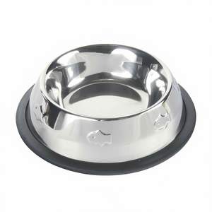 Comedero para Mascotas de Acero Inoxidable de 0.2 l y 11 cm, Comederos y Bebederos para Mascotas de Primera Calidad - Product Image 2