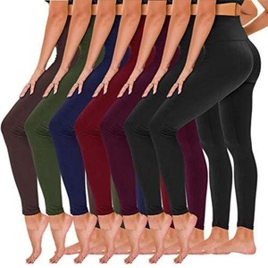 Leggings de sport pour femmes de qualité supérieure, à taille élastique, respirants, imprimés, taille haute, séchage rapide, polyester/nylon - Product Image 3