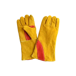 Gants de soudeur résistants à la chaleur et au feu, de haute qualité, en cuir de vachette, confortables - Product Image 6