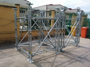 Échafaudages Ringlock de style industriel en acier, marque Liphoco, capacité de charge de 1000 kg pour la construction et l'utilisation en entrepôt, OEM - Product Image 6