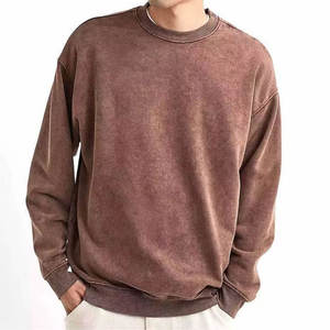 Sudadera Básica para Hombre con Diseño Personalizado al por Mayor, Lavado Ácido, Mejor Calidad, Precio Económico - Product Image 1
