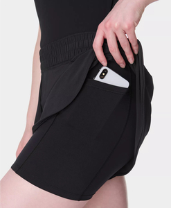 Shorts Deportivos Personalizados para Mujer, Tallas Grandes, Elásticos, Transpirables, Ecológicos, 100% Algodón, Ajustados, para Correr, Gimnasio, Verano - Product Image 5