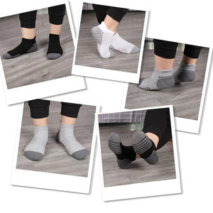 8 Pares de Calcetines Deportivos para Hombre, Calcetines de Running con Amortiguación, Calcetines Cortos para Hombre, Paquete de 8, Negros, Transpirables y que Absorben la Humedad - Product Image 4