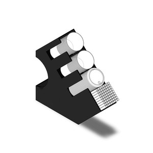 Organisateur de tasses et de couvercles de luxe classique à 4 compartiments, pré-assemblé, pour étagère à échelle, pour bureau et usage intérieur - Product Image 1