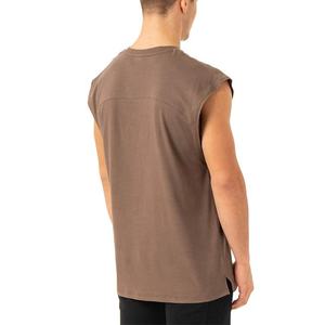 เสื้อกล้ามออกกำลังกายผู้ชายแบบกำหนดเอง ขายส่ง ผู้ผลิต OEM ผู้จัดจำหน่าย เสื้อกีฬาผ้าฝ้าย รับผลิตแบรนด์ส่วนตัว ผลิตจำนวนมาก - Product Image 5