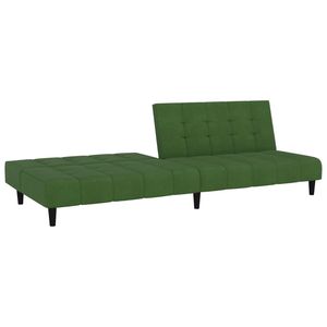 Sofá Cama Compacto de Terciopelo Verde Oscuro 100% Poliéster con Madera y Plástico, Nueva Categoría de Producto - Product Image 4
