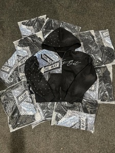 Custom Vintage Washed Rhinestone <b>Zip</b> Up Hoodie Oversized Streetwear Graphic Print Full <b>Zip</b> <b>Hooded</b> Sweatshirt Unisex Fashion Hood - Product Image 5