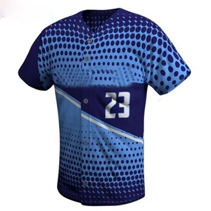 2026 Arrival Plus Size Polyester Made Sublimation Custom Logo Baseball Uniforms Full Sleeves Breathable Anti-Bacterial Quick Dry - Product Image 2