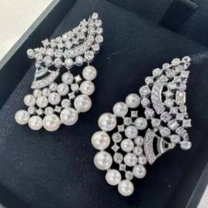 Pendientes de Perlas de Agua Dulce de Alta Gama de 6-7 mm, Cristal, Lujo Ligero, Natural, Fuerte Brillo, Accesorio de Nicho, Sensación de Alta Gama - Product Image 3