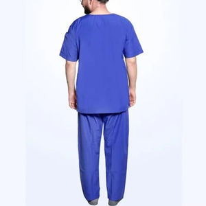 Uniformes Médicos Transpirables Personalizados para Hombre, Uniformes de Hospital de Verano de Secado Rápido para Hombre, Color Personalizado, Poliéster/Algodón - Product Image 4