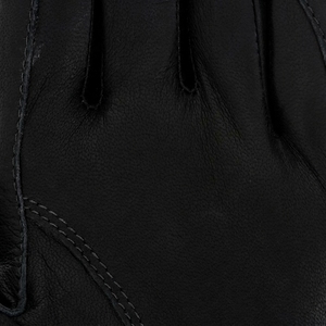 Gants de moto en cuir à doigts entiers, noirs et marron, antidérapants, avec fermeture à cordon, coupe-vent, unisexes, pour usage extérieur estival - Product Image 4
