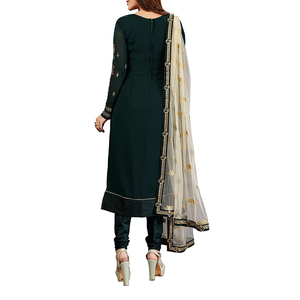 Salwar Kameez de Verano con Bordado Intenso, el Mejor Precio de Fábrica, Vestido de Fiesta de Gran Venta con Logotipo Personalizado y Patrón Sólido - Product Image 3