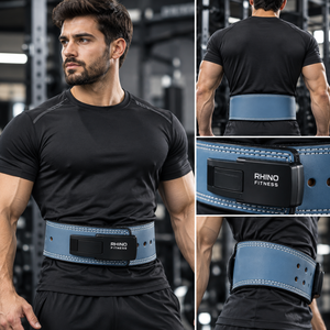 Cinturón de Soporte Lumbar Ajustable de Neopreno Rhino Fitness, Soporte Envolvente para Levantamiento de Pesas, para Adultos, Todas las Estaciones, Gimnasio - Product Image 2