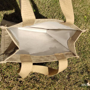 High Strength Jute Carry <b>Bag</b> Eco Friendly Reusable Grocery Shopping Tote <b>Bag</b> - Product Image 5