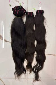 Cheveux humains indiens bruts lisses et soyeux, texture douce, qualité professionnelle de salon, exportateur d'Inde au prix de gros - Product Image 4