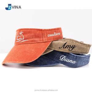 Gorra con Visera Bordada Personalizada, de Algodón Lavado, en Varios Colores, para Golf y Deportes, para Hombre y Mujer, Hecha en Vietnam - Product Image 5