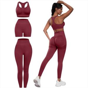 Conjunto de Leggings y Sujetador Deportivo de Diseño Personalizado Estilo 2026 para Mujer, Precio Económico, Última Tendencia, con MOQ Bajo - Product Image 1