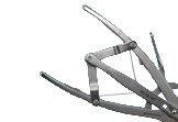 Retractores Abdominales de Tres Hojas, Retractor Bivalve, Instrumentos Quirúrgicos Laparoscópicos, Modelo DADDY D PRO Manual, Certificado CE - Product Image 2