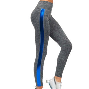 Leggings Deportivos para Mujer, Cintura Alta Elástica, Color Sólido, Poliéster y Spandex, Transpirables, Control de Abdomen, Cobertura Completa - Product Image 5