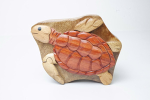 Adorno Decorativo para Acuario con Forma de Cabeza de Caballo Tallada en Madera, Estilo Moderno y Ecológico - Product Image 4