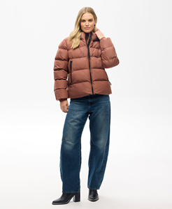 Chaqueta Acolchada Premium OEM para Mujer, Ropa Casual de Exterior Personalizada, Cortavientos con Cierre de Cremallera y Bolsillos Laterales, Abrigo para Mujer - Product Image 6
