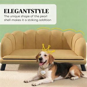 Structurally Stable <b>Dog</b> <b>Sofa</b> Pet Bed with Four Wooden Legs - Product Image 2