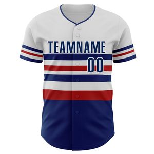Maillot de baseball personnalisé unisexe à manches courtes, boutonné sur le devant, nom de l'équipe 00, imprimé par transfert thermique, rayé, anti-humidité, 220g - Product Image 3