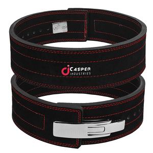 2025 Venta al por mayor de cuero de vaca con logotipo personalizado Powerlifting cinturón ajustable palanca de elevación suave para entrenamiento y levantamiento de pesas - Product Image 6