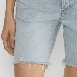 Shorts de Mezclilla para Mujer de Alto Rendimiento, Textura Suave, Estructura Transpirable, Diseño de Cinturilla Ajustable, Tela Ligera y Duradera - Product Image 4