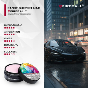 Cera para Autos Fireball Candy Sherbet (Show Car) Cera Premium para Autos con Brillo Intenso para Todas las Superficies Exteriores, Protección de Pintura con Brillo Profundo - Product Image 3