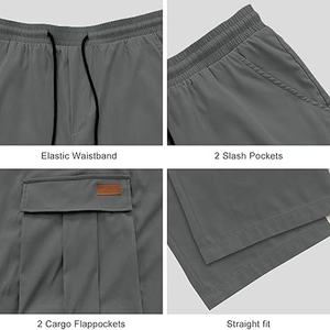 Pantalones Cargo Casuales para Hombre de Alta Calidad al por Mayor, Personalizables, 100% Algodón, Cierre con Cordón, Bolsillos Laterales Premium - Product Image 5