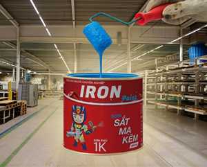 Pintura Red Dragon Thai Khang 1K, Capa de Acabado Acrílica para Estructuras de Acero, Acero Galvanizado, Secado Rápido, Líquido para Aplicación con Brocha o Pistola - Product Image 1