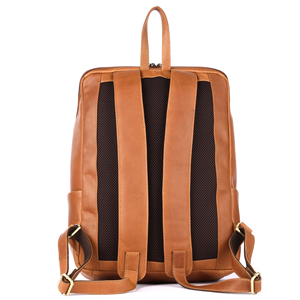 Most Selling Handmade Full Grain <b>Leather</b> <b>Backpack</b> for Men Durable Outdoor Travel <b>Backpack</b> with Laptop Pocket Available For Sale - Product Image 2